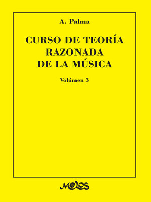 cover image of Curso de teoría razonada de la música, Volumen 3